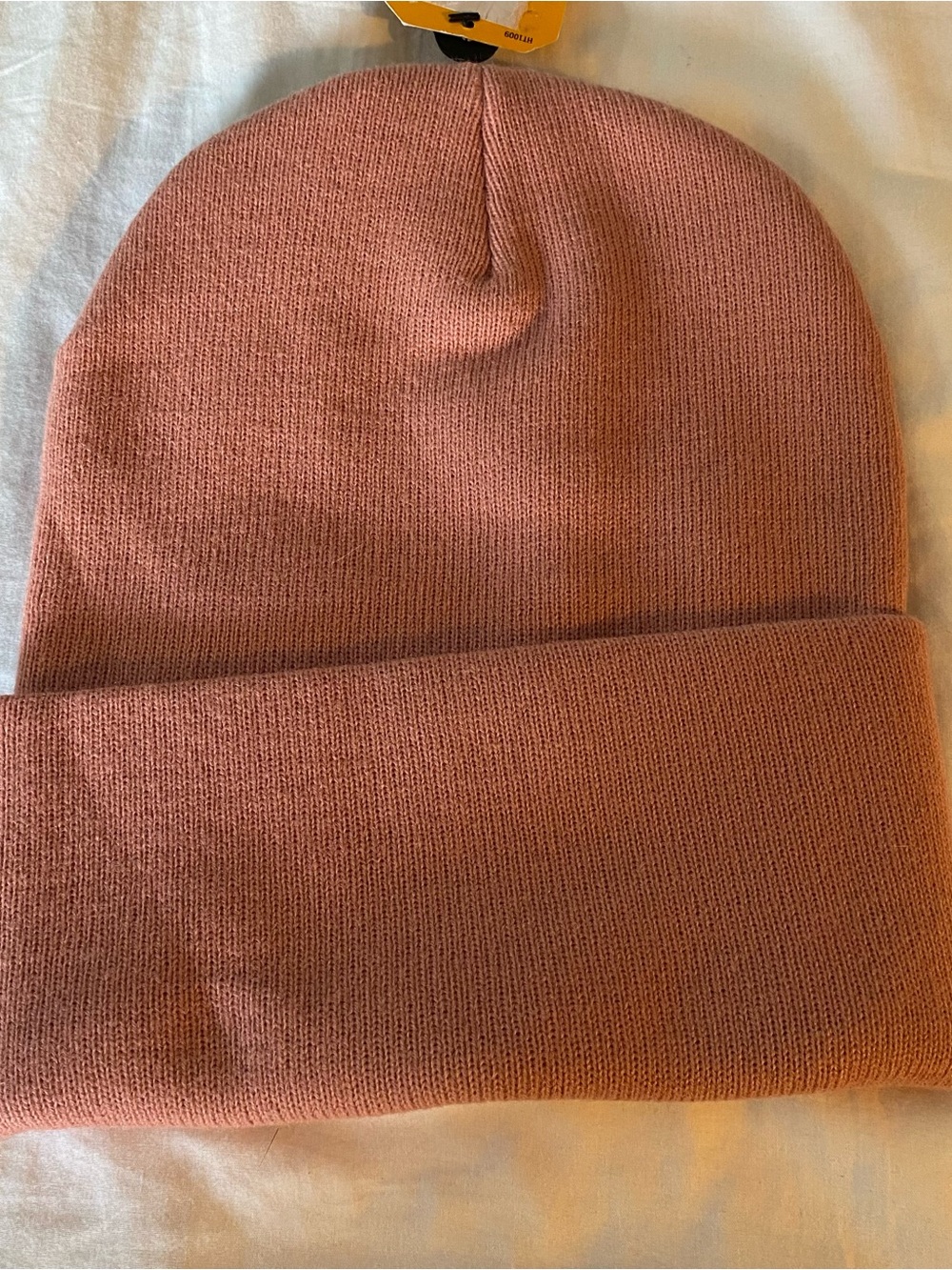 Carhartt Beanie Winter Hat Womens OS Pink Heart Patch Outdoor Gorpcore NEW NWT - Picture 6 of 9